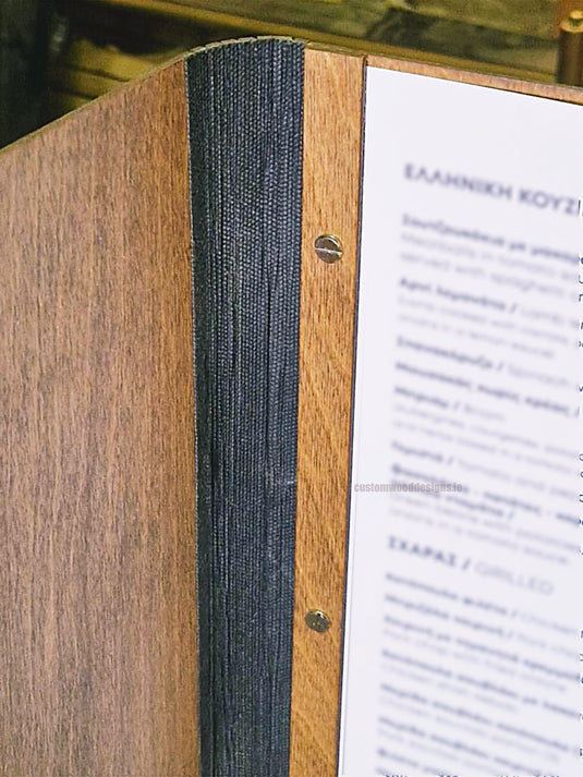 A5 Wood Menus 15x21cm Custom Wood Designs __label: Multibuy red-wine-a5-wood-menus-15x21cm-53612689686871