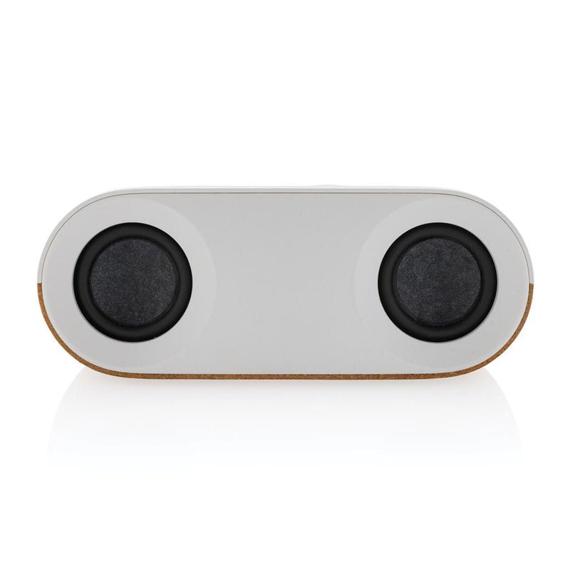 Load image into Gallery viewer, Recycled plastic and cork 10W speaker pack of 25 Custom Wood Designs __label: Multibuy speakercorkcustomwooddesignsbrandedlogo
