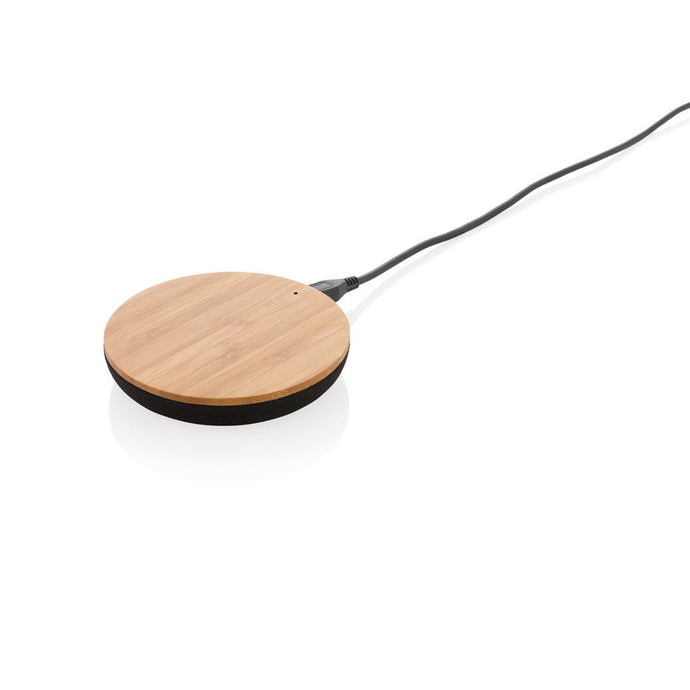 Bamboo 5W Wireless Charger pack of 25 Custom Wood Designs __label: Multibuy wireless5wbamboochargercustomwooddesigns